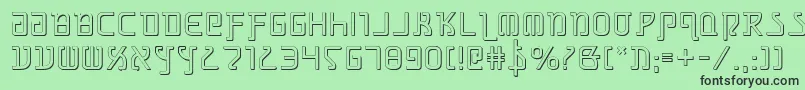 Grimlords Font – Black Fonts on Green Background