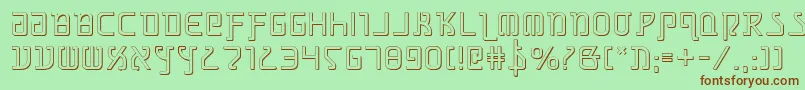 Grimlords Font – Brown Fonts on Green Background