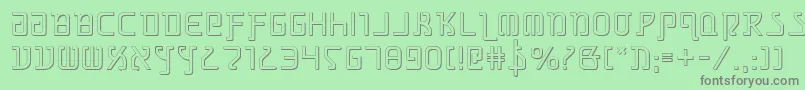 Grimlords Font – Gray Fonts on Green Background