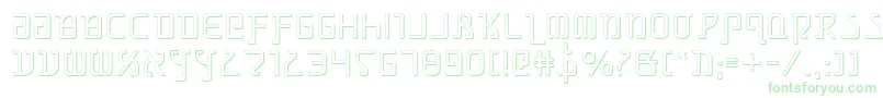 Grimlords Font – Green Fonts on White Background