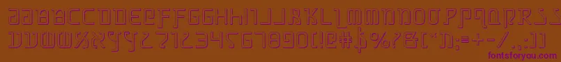 Grimlords Font – Purple Fonts on Brown Background