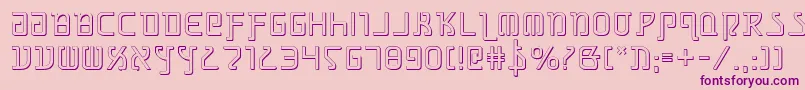 Grimlords Font – Purple Fonts on Pink Background