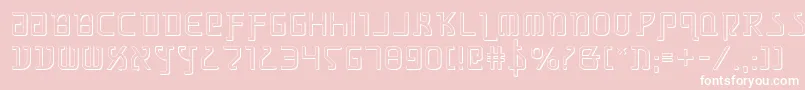 Grimlords Font – White Fonts on Pink Background