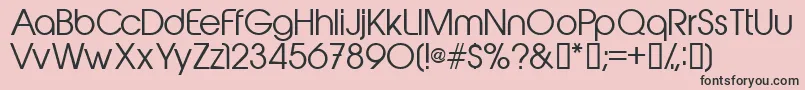 Abeakrg Font – Black Fonts on Pink Background