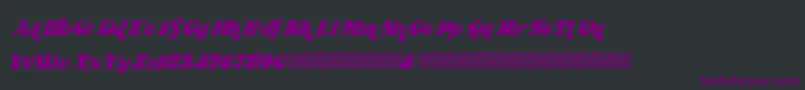 Wickedseventies Font – Purple Fonts on Black Background