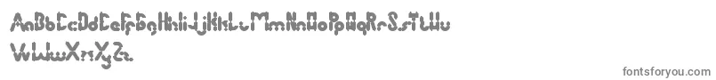 Шрифт AntiqueRetro – серые шрифты на белом фоне