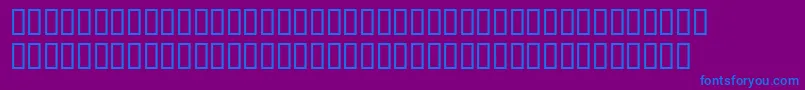 fuente WbxkomixItalic – Fuentes Azules Sobre Fondo Morado