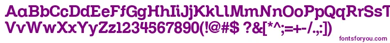Шрифт Zil – фиолетовые шрифты