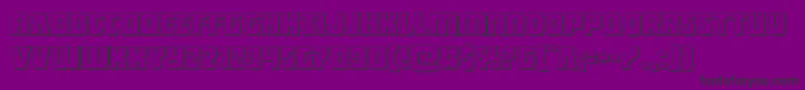 Подробнее о шрифте Intergalactic3D Шрифт Intergalactic3D – чёрные шрифты на фиолетовом фоне