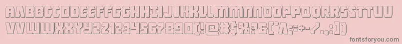 More about Intergalactic3D Font Intergalactic3D Font – Gray Fonts on Pink Background