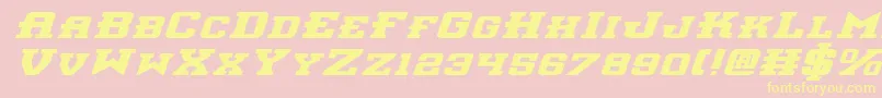 More about Interceptorbei Font Interceptorbei Font – Yellow Fonts on Pink Background