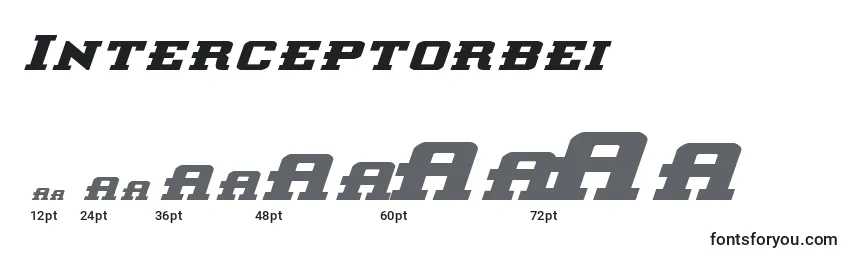 Interceptorbei Font Sizes