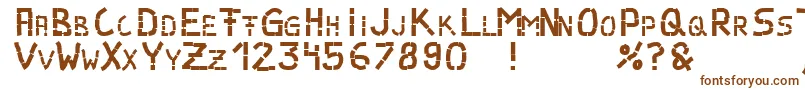 Parts Font – Brown Fonts