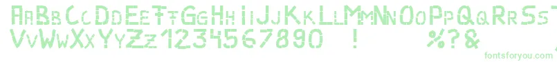 Parts Font – Green Fonts