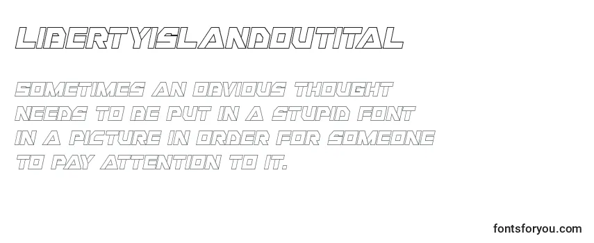 Review of the Libertyislandoutital Font