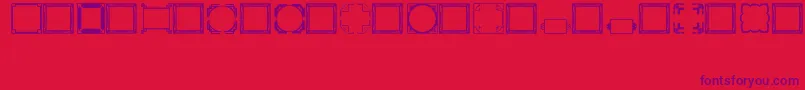 More about Borders2Regular Font Borders2Regular Font – Purple Fonts on Red Background