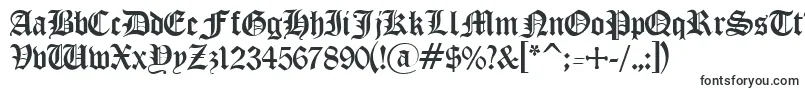 OldEnglishGothic-Schriftart – Schriften für Windows