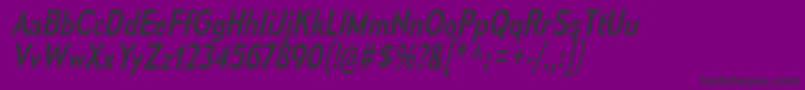 MesmerizeScRgIt Font – Black Fonts on Purple Background