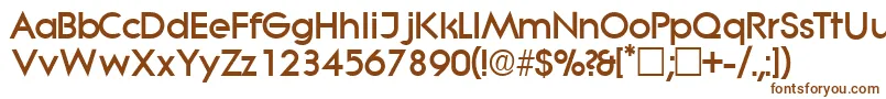 SabordisplaysskRegular Font – Brown Fonts on White Background