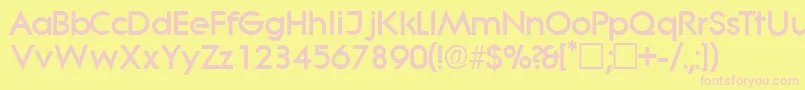 En savoir plus sur la police SabordisplaysskRegular Police SabordisplaysskRegular – polices roses sur fond jaune