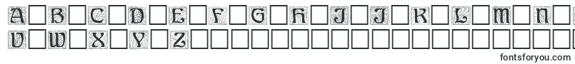 Annregular-fontti – vanharyssäläiset fontit