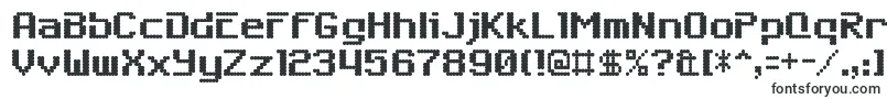 SixeightzeroninechargenRegular-Schriftart – Bitmap-Schriftarten