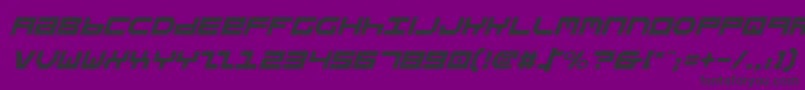 Stuntv2i Font – Black Fonts on Purple Background