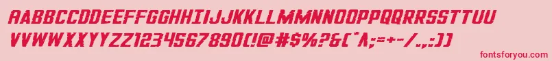 GiIncognitosquatital Font – Red Fonts on Pink Background