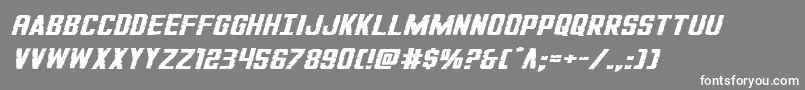 GiIncognitosquatital Font – White Fonts on Gray Background