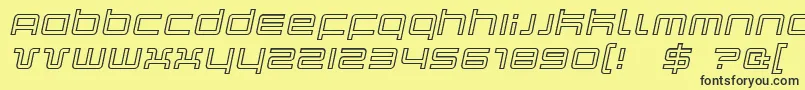 Quarkoi Font – Black Fonts on Yellow Background