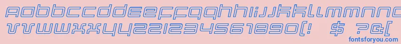 fuente Quarkoi – Fuentes Azules Sobre Fondo Rosa