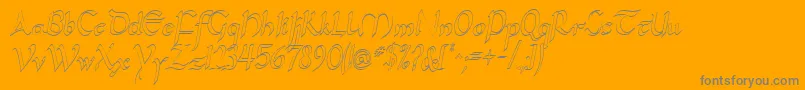 Подробнее о шрифте Unkul Шрифт Unkul – серые шрифты на оранжевом фоне