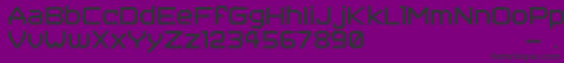 Spaceport2006 Font – Black Fonts on Purple Background