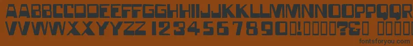 Forgottenworld Font – Black Fonts on Brown Background