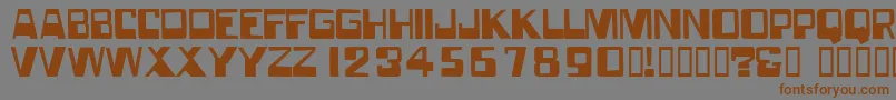 Forgottenworld Font – Brown Fonts on Gray Background