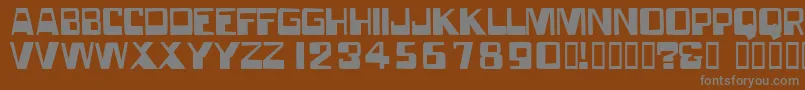 Forgottenworld Font – Gray Fonts on Brown Background