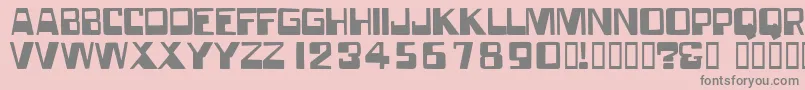 Forgottenworld Font – Gray Fonts on Pink Background