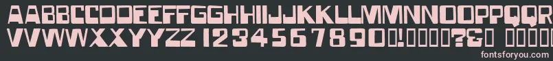 Forgottenworld Font – Pink Fonts on Black Background