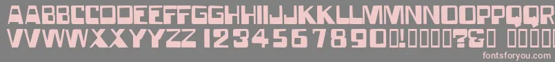 Forgottenworld Font – Pink Fonts on Gray Background