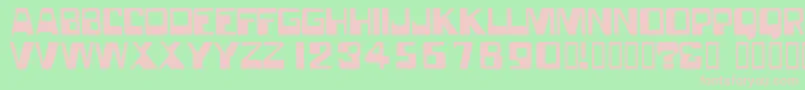 Forgottenworld Font – Pink Fonts on Green Background