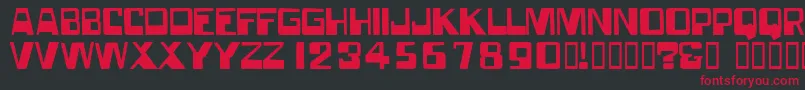 Forgottenworld Font – Red Fonts on Black Background