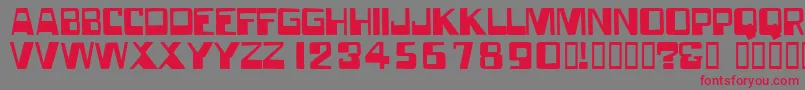 Forgottenworld Font – Red Fonts on Gray Background