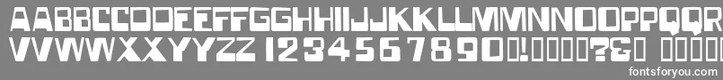 Forgottenworld Font – White Fonts on Gray Background