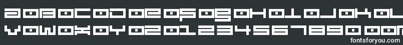 Шрифт Spv3.5 – белые шрифты на чёрном фоне