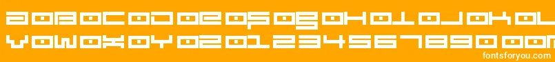Spv3.5 Font – White Fonts on Orange Background