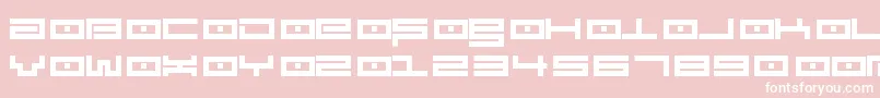Spv3.5 Font – White Fonts on Pink Background