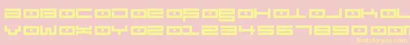 フォントSpv3.5 – 黄色のフォント、ピンクの背景