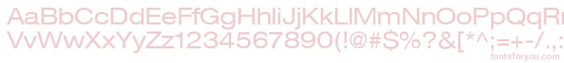 Heaveneticaextd5Sh Font – Pink Fonts on White Background