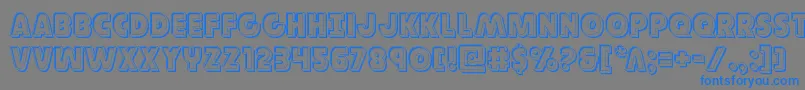 More about Governorengrave Font Governorengrave Font – Blue Fonts on Gray Background