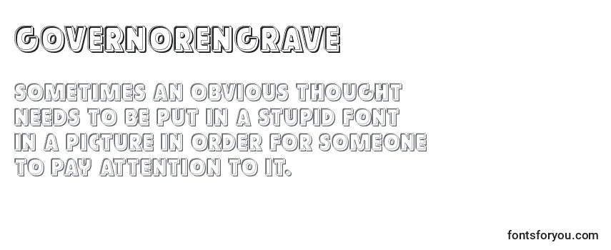 Review of the Governorengrave Font